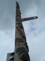 Totem pole near the Market